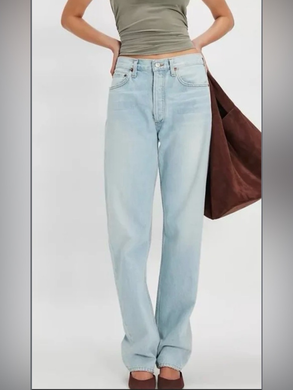 AGOLDE kelly jeans in wave size 30 like new!